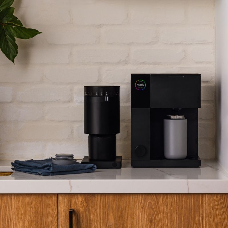 
                  
                    Load image into Gallery viewer, Fellow Aiden Precision Coffee Maker Matt Black Direct to cup
                  
                