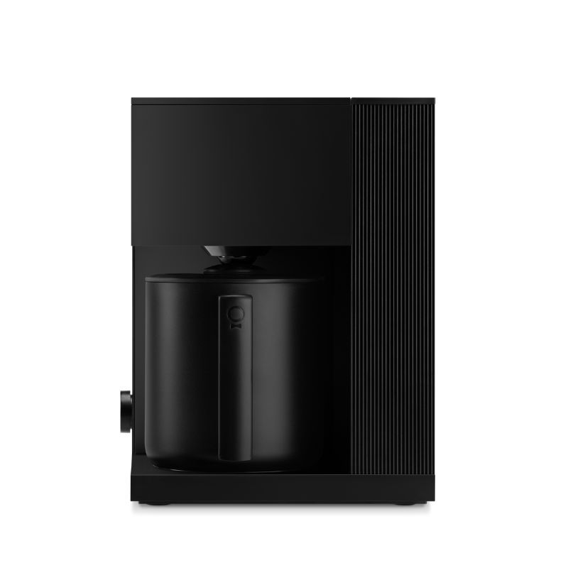
                  
                    Load image into Gallery viewer, Fellow Aiden Precision Coffee Maker Matt Black Side View
                  
                